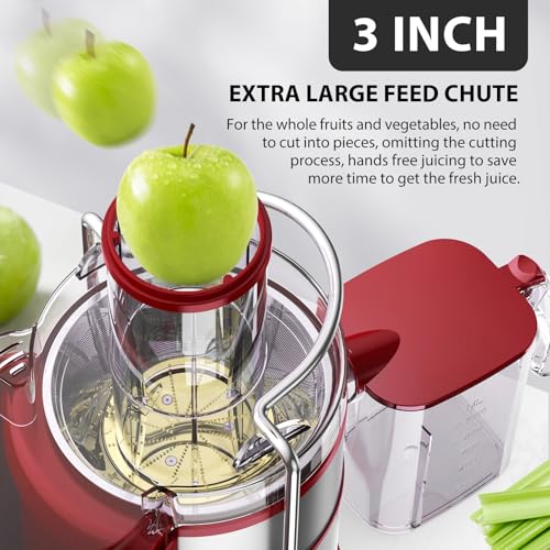 1300W Centrifugal Juicer Machine (Red)
