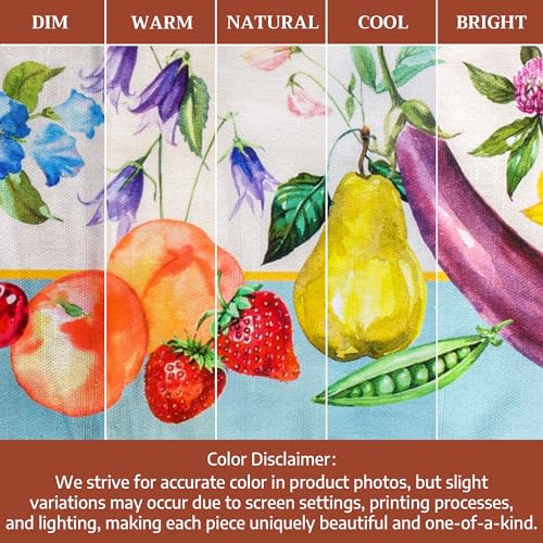 Double Oven Mitts 100% Cotton Double Oven Glove (042 - Giverny / 7" x 35" (Double Oven Mitt))