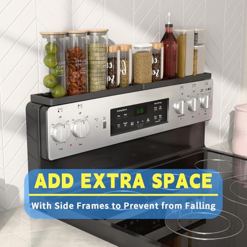 Magnetic Stove Top Shelf for 30" Stoves (Black)