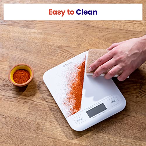 Food Kitchen Scale (Clean White)