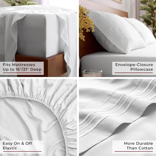 Extra Deep Queen Sheets (1102 White / Queen)