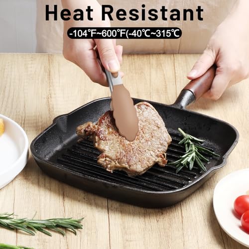 Small Silicone Kitchen Tongs 7 (Neutral-2)