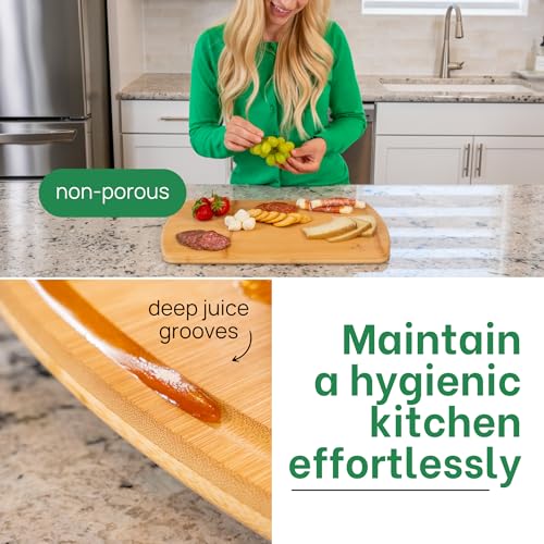 Bamboo Cutting Board (Glue-Free Surface - Round)