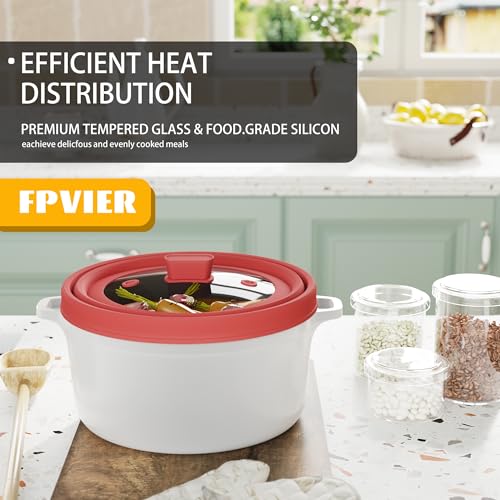 Microwave Splatter Cover (Red / 10.8 inch)