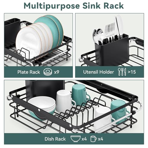 in Sink Dish Drying Racks (Large Size)