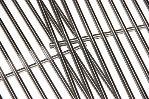 SF4103(3-Pack) 17 3/4" Stainless Steel Cooking Grid Grates Replacement for Charmglow 810-8410-F and Brinkmann 810-2410-S, 810-2411-F, 810-2411-S, 810-2511-S, 810-4557-0, 810-7490-F, 810-8410-F (17 3/4" x 26 13/16")