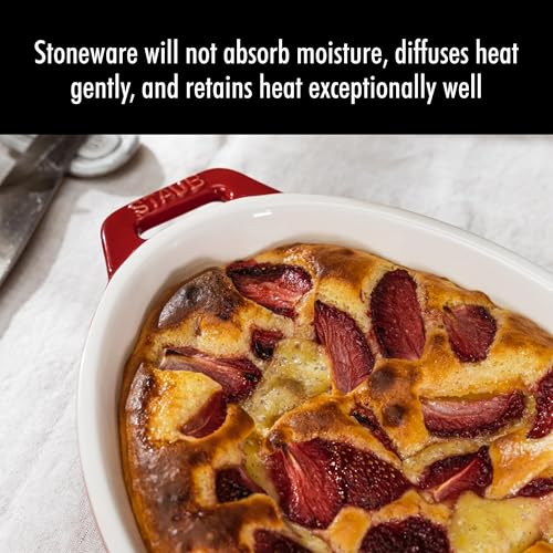 Ceramic 4 pc Baking Pans Set (4-pc / Baking Dish Set / Cherry)