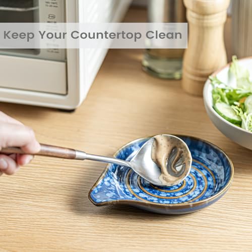 Spoon Holder for Stove Top (Starry Blue)