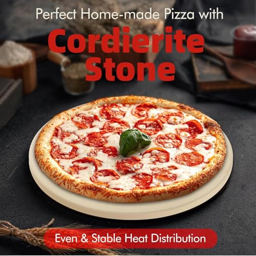 14" Round Pizza Stone (Dia 14" x 0.4")