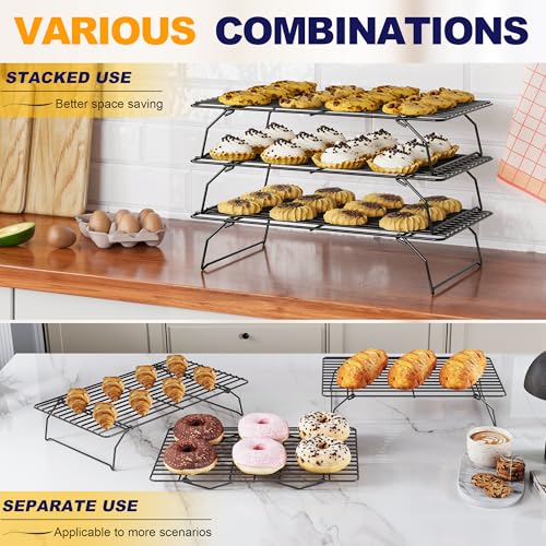 3 Tier Stackable Cooling Rack for Batch Cooling