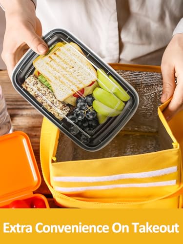 60 Sets 28oz Meal Prep Container (1 Compartment-28oz)