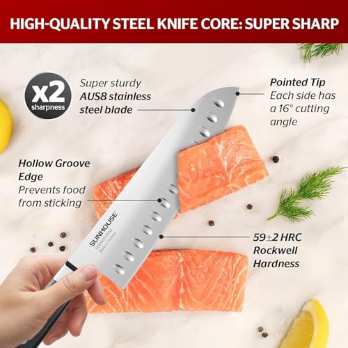 7 Inch Santoku Knife (7'' Santoku Knife)