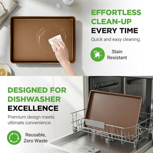 3 Piece Nonstick Baking Pans Set