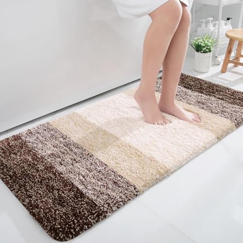 Bathroom Runner Rug 40x24 (40" X 24" / Brown)