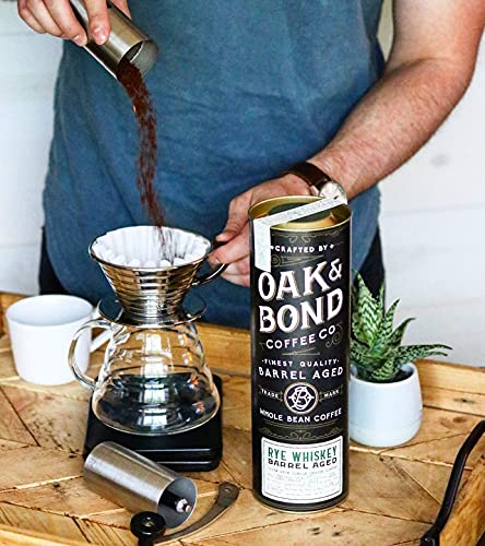 Rye Whiskey Barrel Aged Coffee (10 Ounce (Pack of 1))