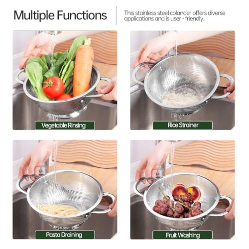 Premium Stainless Steel Colander for Kitchen