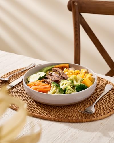 Milkyway 33 oz Pasta Bowls Set of 8 (Light Gray / Set of 8)