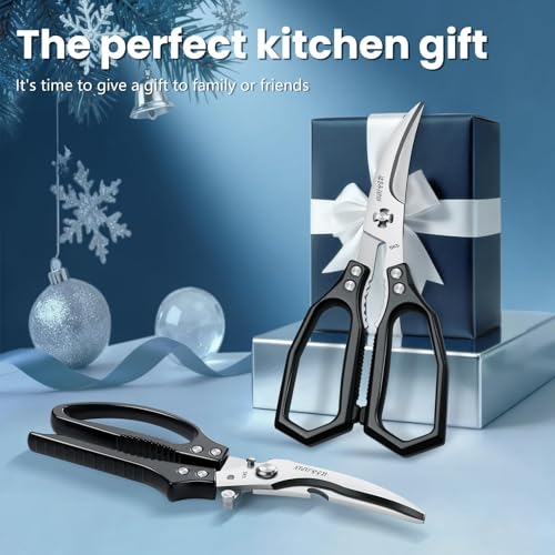 Black Kitchen Scissors Set (Black / 2)