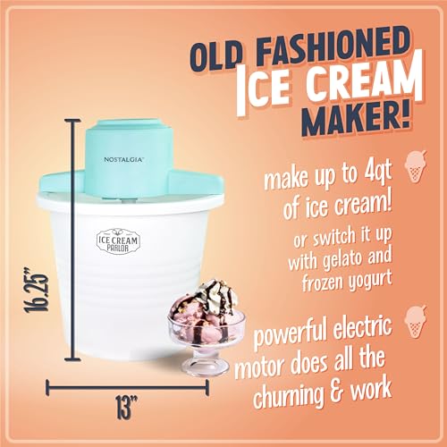 Electric Ice Cream Maker (4 Qt / White)