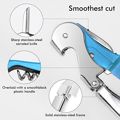 Professional Waiter Corkscrew Wine Openers Set (2 Count)