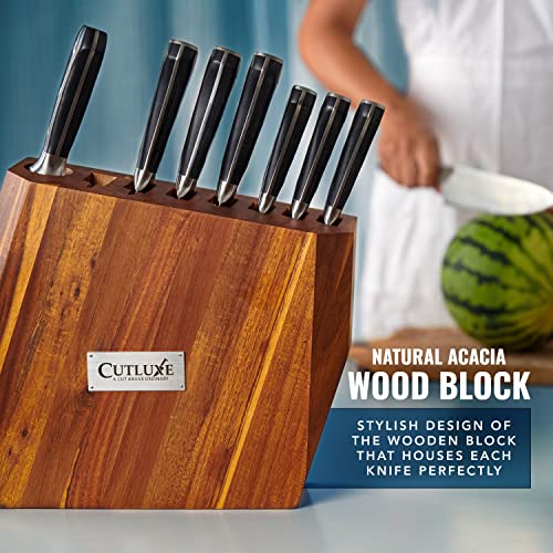 Kitchen Knife Set (8 Pcs Knife Set with Block)