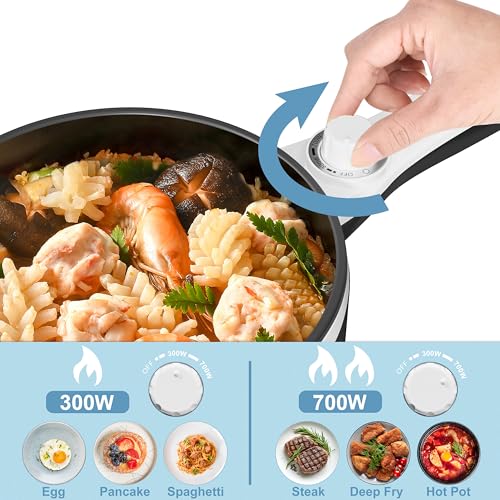 Hot Pot Electric with Steamer (1.5 L (With Steamer) / Black 2)