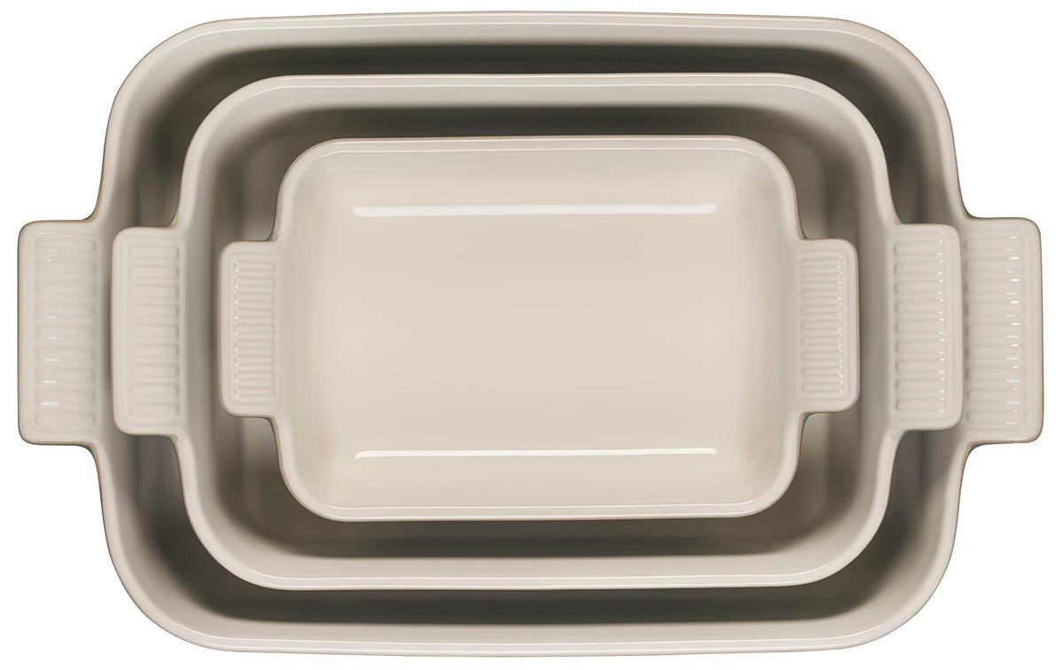 Stoneware Heritage Rectangular Baking Dish (3-Piece Dish Set / Artichaut)