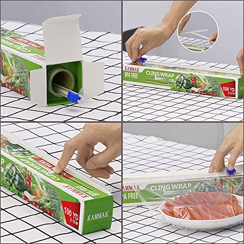 Plastic Wrap with Slide Cutter (4 Count)