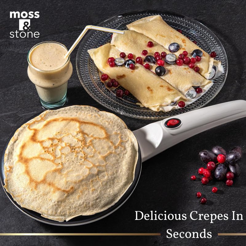 White Electric Crepe Maker (8 Inch Corded / White)