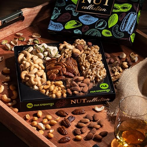 Nut Collection Gift Basket in Elegant Box