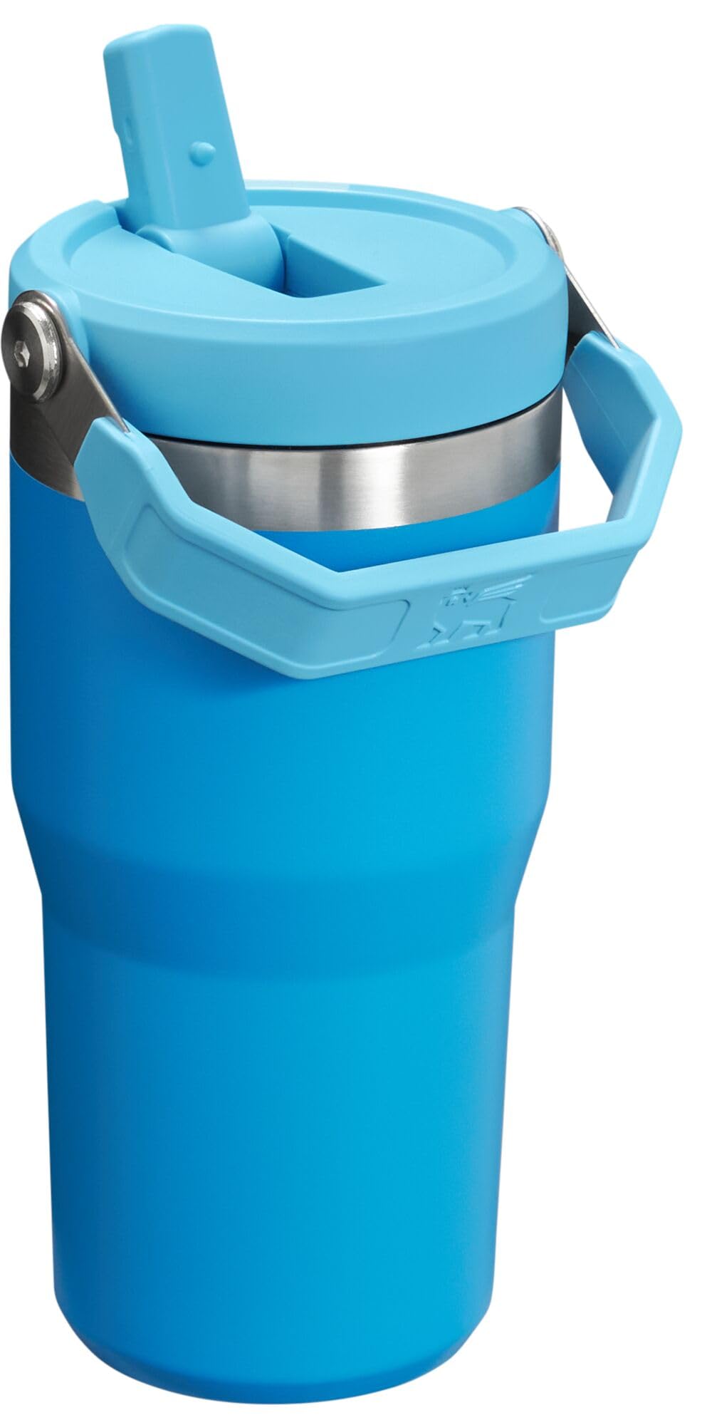 IceFlow Flip Straw Tumbler with Handle 20 oz (Azure / 20 Ounces)