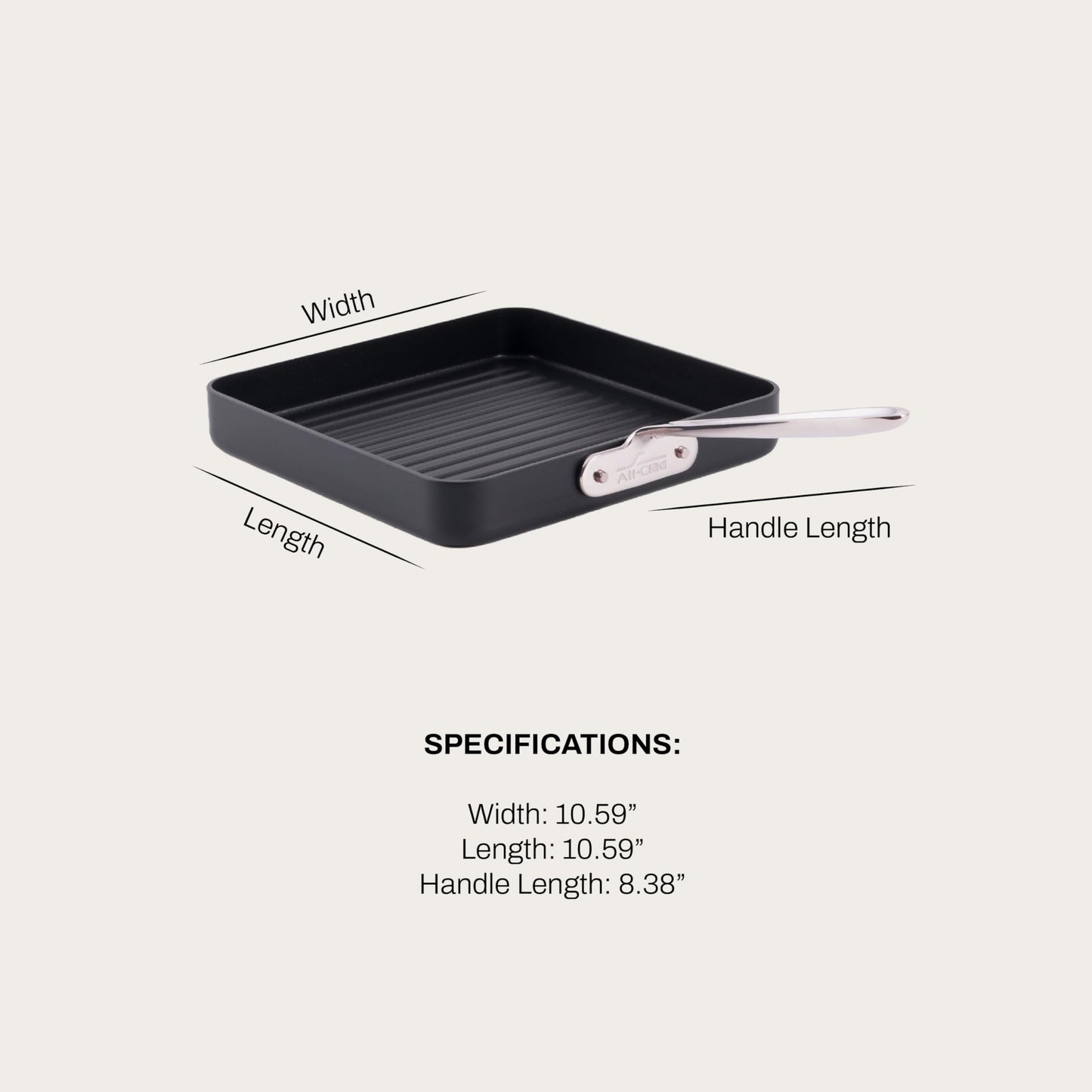 HA1 Expert Nonstick (Grill / 11" x 11")