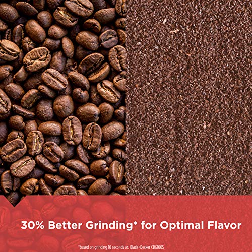 One Touch Coffee & Spice Grinder with Stainless Steel Blades (2/3 Cup Coffee Bean Capacity (Pack of 1))