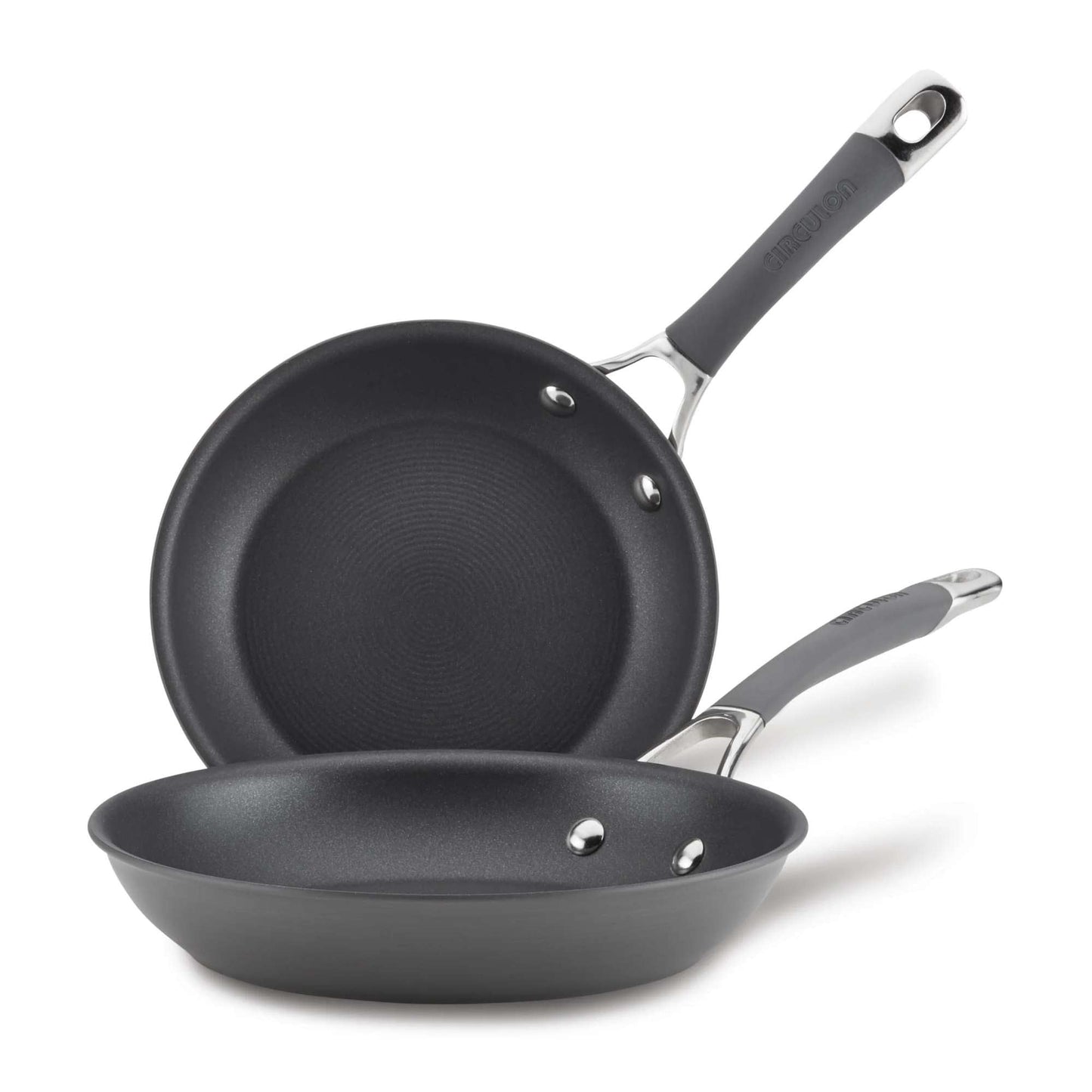 Radiance Hard Anodized Nonstick Frying Pan Set