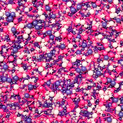 Call Me Maybe Pink Purple & White Sprinkles 1 Pack (4 Ounce)