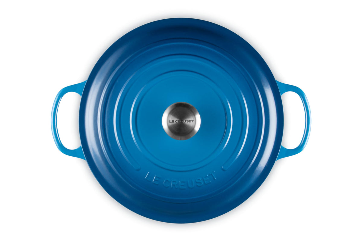 Enameled Cast Iron Round Dutch Oven (Marseille / 9 Qt)