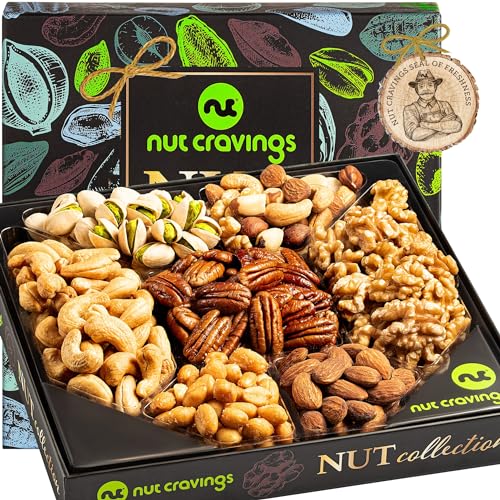 Nut Collection Gift Basket in Elegant Box