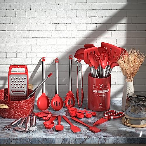 Kitchen Utensils Set (Red)