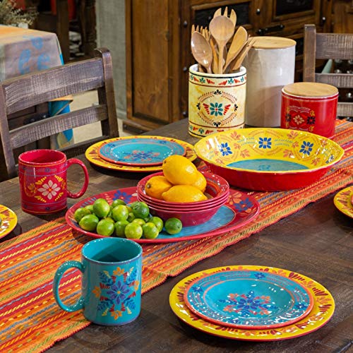 Bonita Talavera 14 Piece Melamine Dinnerware Set (14 Piece / Bonita)