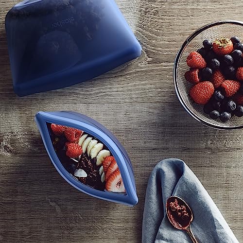 Premium Reusable Silicone Food Storage Bowl