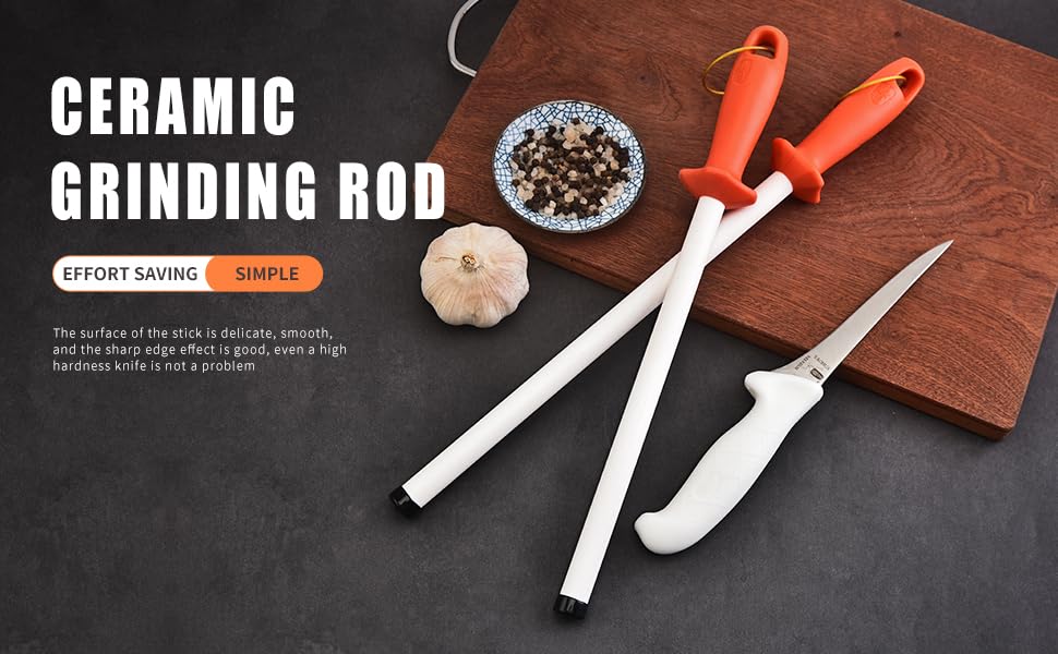 Ceramic Rod Knife Sharpener (12 inch)
