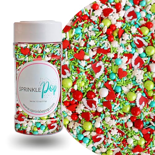 Merry Whatever Sprinkle Mix (Lime, Green, Red, White, Aqua)