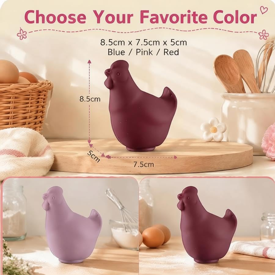 Silicone Egg Yolk Separator (Dark Red)