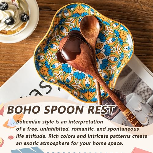 Large Ceramic Spoon Rest for Stove Top