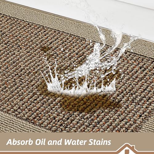 Kitchen Runner Rug 31"x120" (Taupe / 31" X 120" (Rectangular))