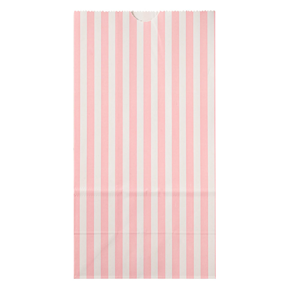 Pink And White Stripe Paper Bag (4 lb / Pink & White)