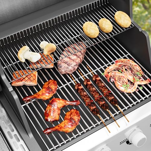 15 inch Cooking Grid Grate for Weber Spirit 200 210 with Side Control (15" Dx 22.5" W)