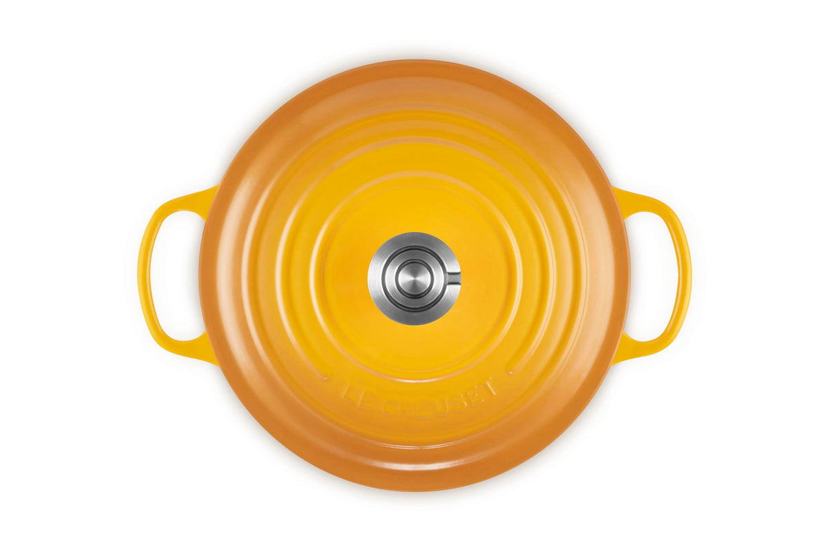 Enameled Cast Iron Round Dutch Oven (Nectar/Crucible Knob / 5.5 Qt)