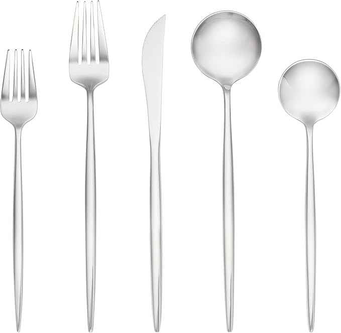 Hampton Forge Zephyr Mirror 18/0 20Pc, 2.90 LB, Metallic