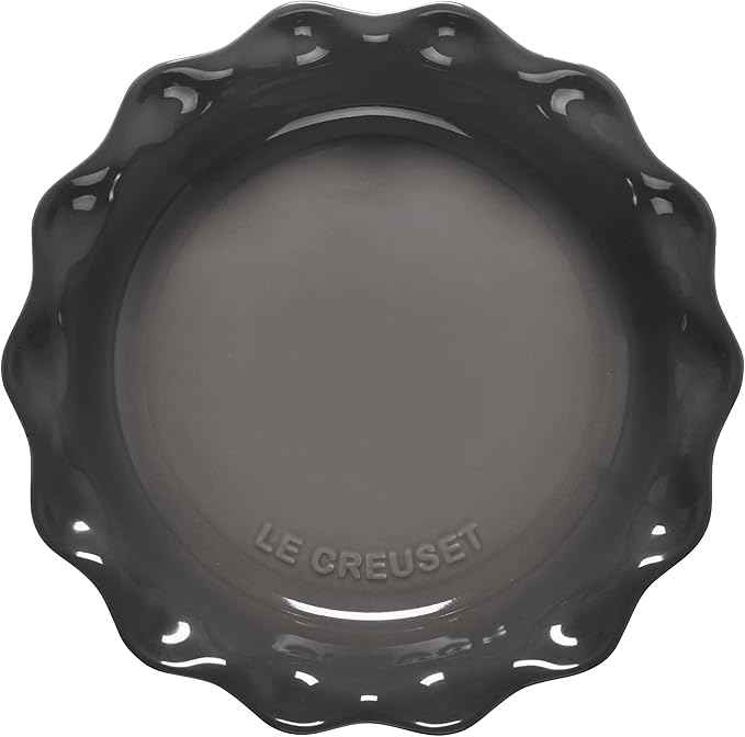 Le Creuset Stoneware 9" Heritage Pie Dish, Oyster